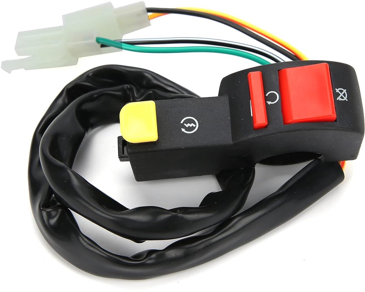 Contactslot, Motorfiets Stop Knop Schakelaar Stuur Ontsteking Aan Uit Starter voor Pit Quad Crossmotor