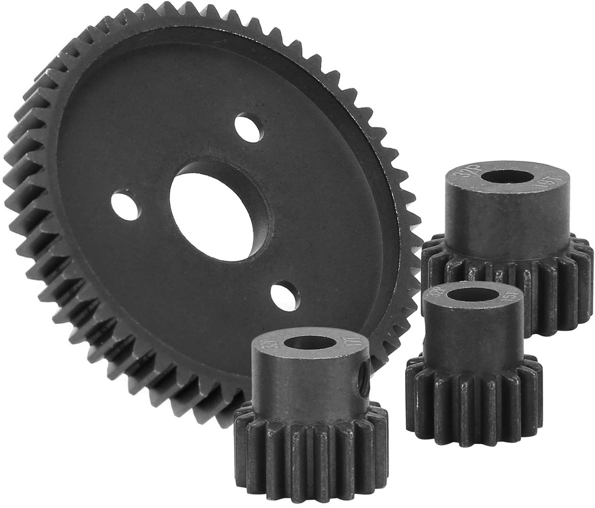 Auto Gear Set, 15T/17T/19T RC Spares, Hoofduitrusting Auto Parts for Model Car Racing, Daily Use, Repair and Upgrade