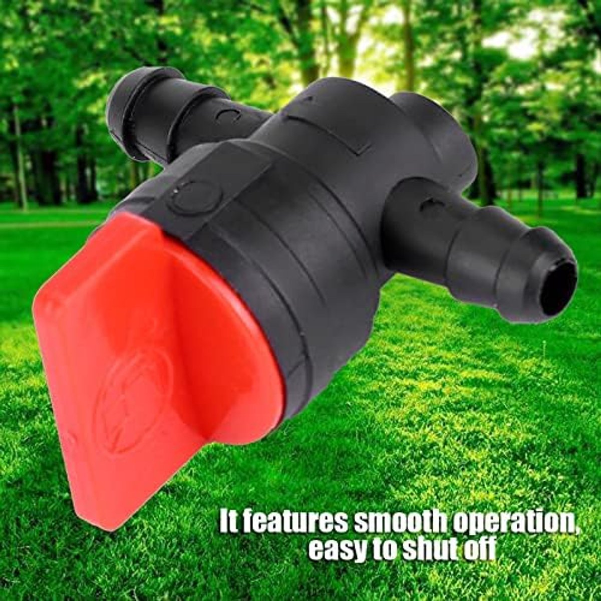 afsluitklep kunststof gas brandstof schakelaar grasmaaier accessoires 1/4 "5st