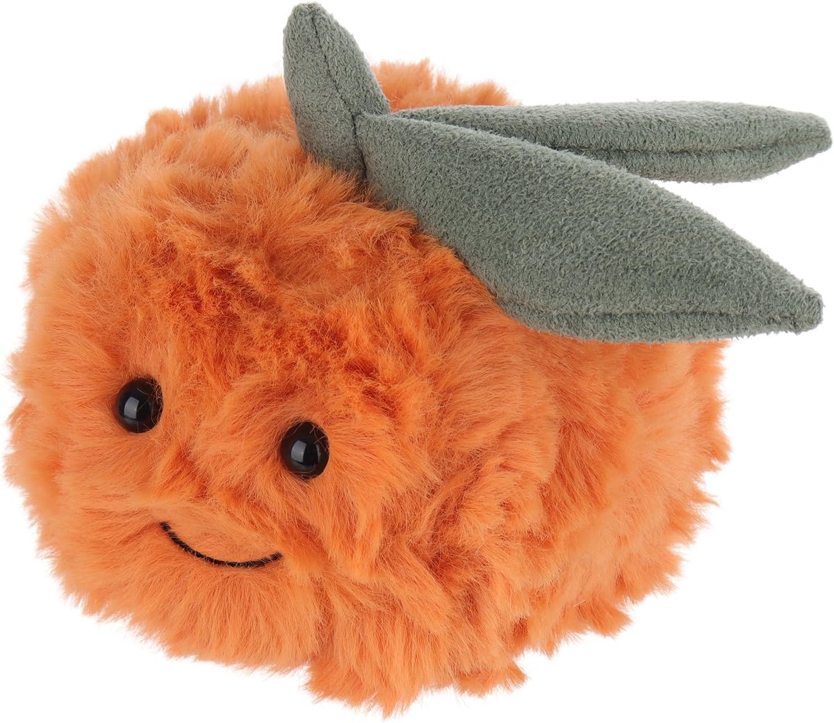 Lamb Oranje fruit pluche dier knuffeldier oranje 7 cm