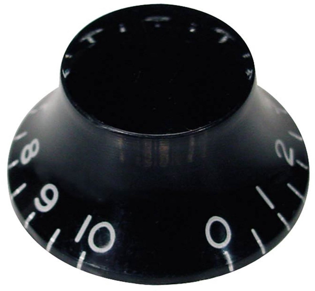 Boston KB-160 bell knob, transparent black