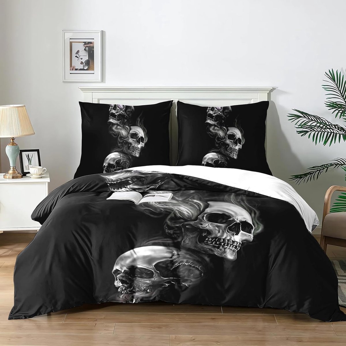 SnelShoppen - Football Dekbedovertrek Kinderen, Microvezel Bedlinnen met 2 Kussenslopen 65 x 65 cm (K1, 140x200) - Perfect voor Jongens, Feestdagen, e