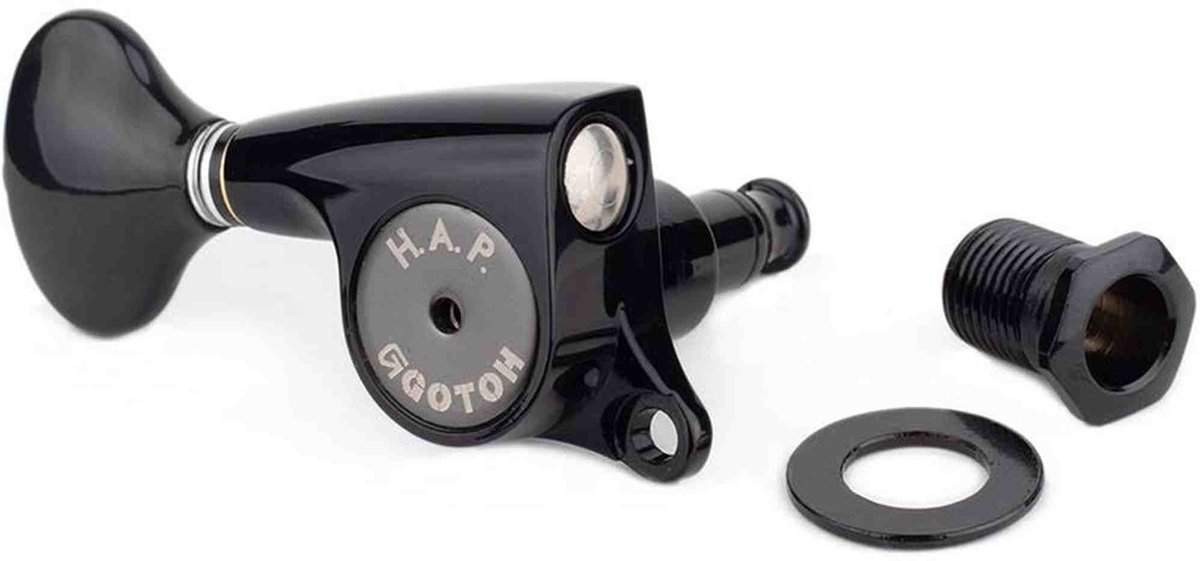 Gotoh GTH14598 SGS510 stemmechanieken met HAP and S5 knoppen, 6R, zwart