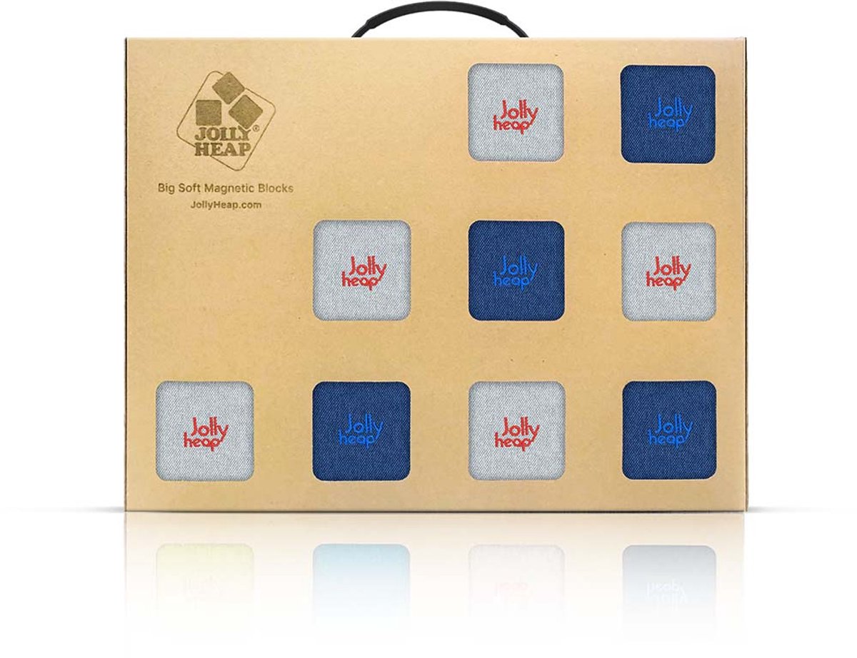 Jolly Heap Pixi set magnetische blokken 12 stuks