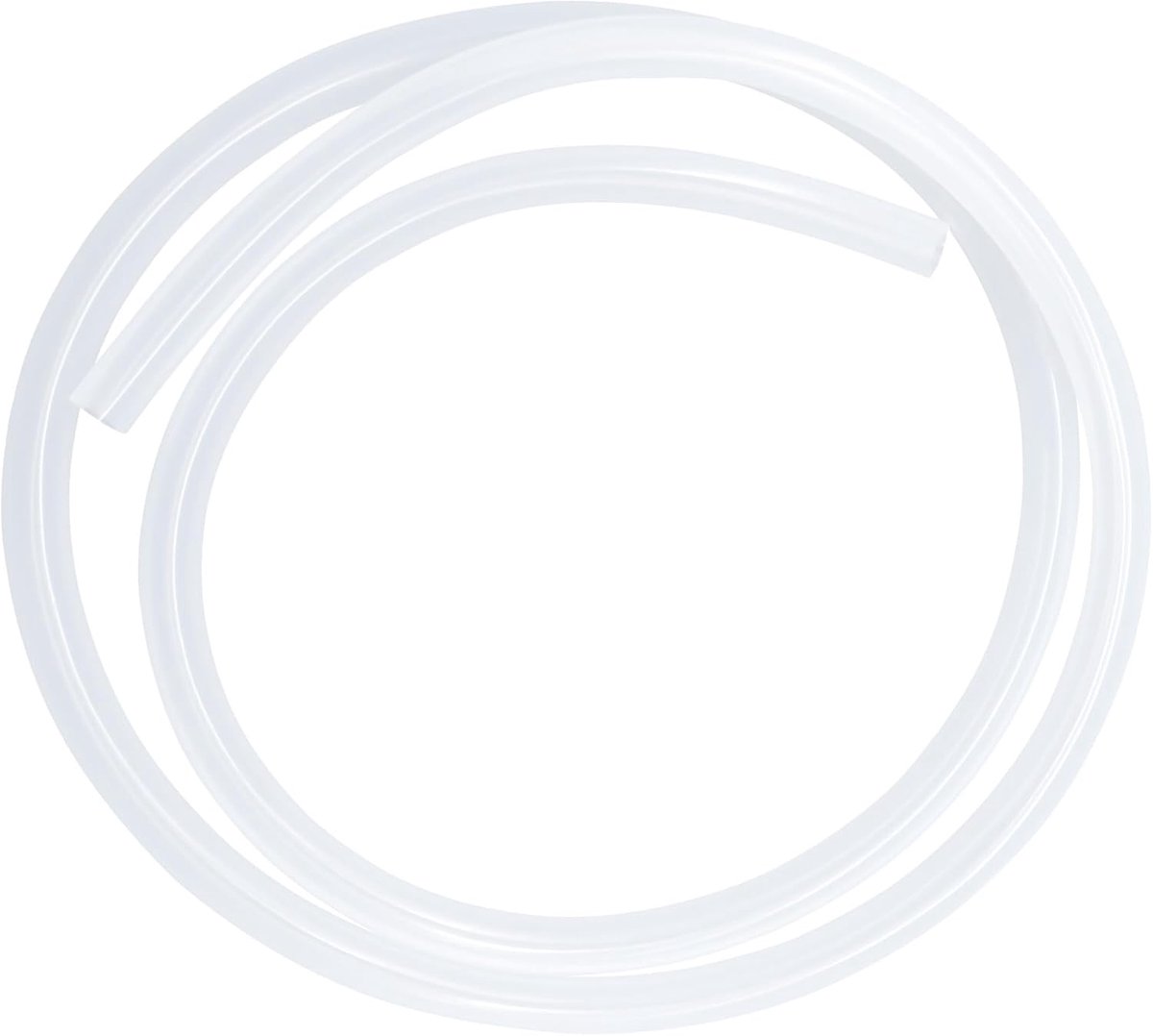 Voedselveilige slang, grootte 10,0 mm x 15,0 mm, lengte 1,2 m (3,9 ft), dikte 2,5 mm, flexibele rubberen siliconen slang voor lucht/waterleidingen