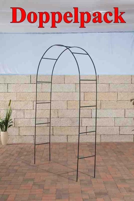 ESTEXO Rozenboog klimhulp wandboog patina rozenspalier poortboog roest metalen boog spalier muur rozenboog muur