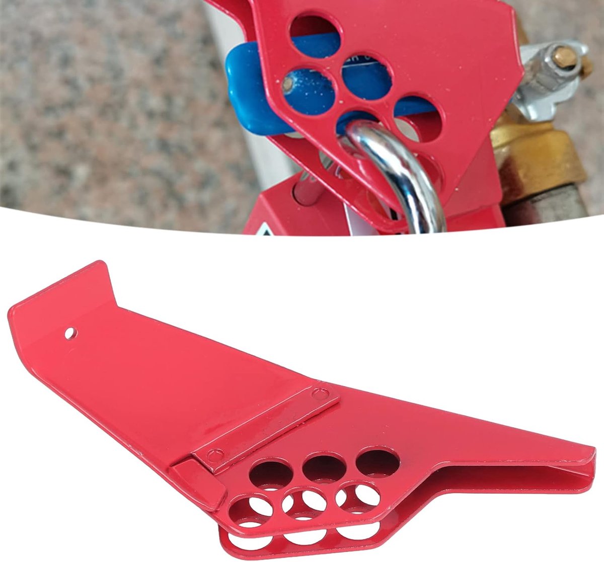 kogelkraanvergrendeling kogelkraanslot hangslot kogelkraan vergrendeling voor DN8-DN50-buisdiameter SBV-1
