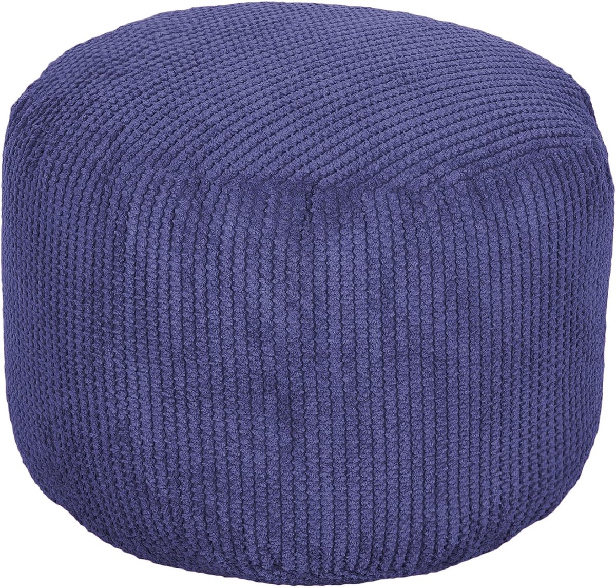 25 Bonenzak Voetenbank Ronde Bubbel Look Binnen Woonkamer Zitting Poef Been Herstel Ergonomisch Ontworpen Comfortabele Kruk en Duurzaam Zitkussen (Paars)