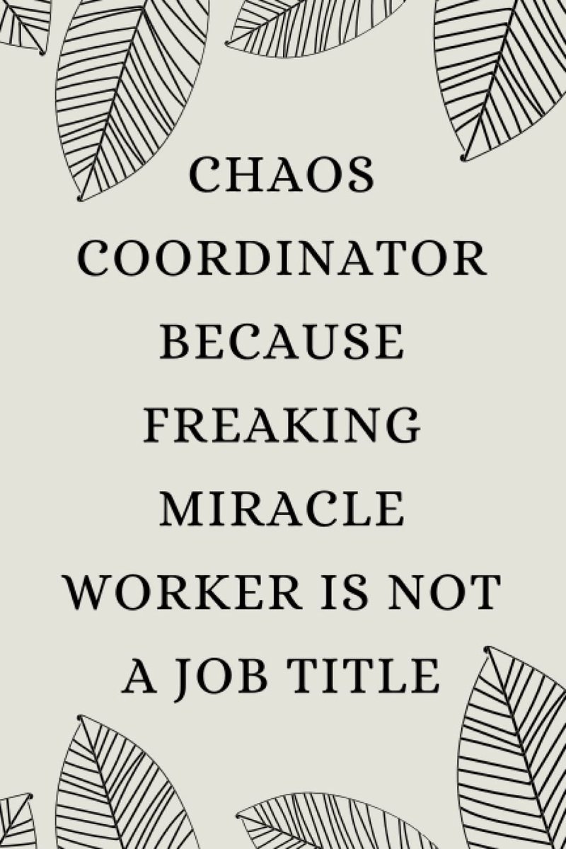 Coordinator Because Freaking Miracle Worker Is Not A Job Title: Sarcastic Notebook: Sarcastic Office Humor Notebook Perfect Christmas Gift for ... Family ( 6" x 9"/ 120p / Matte Finish cover )