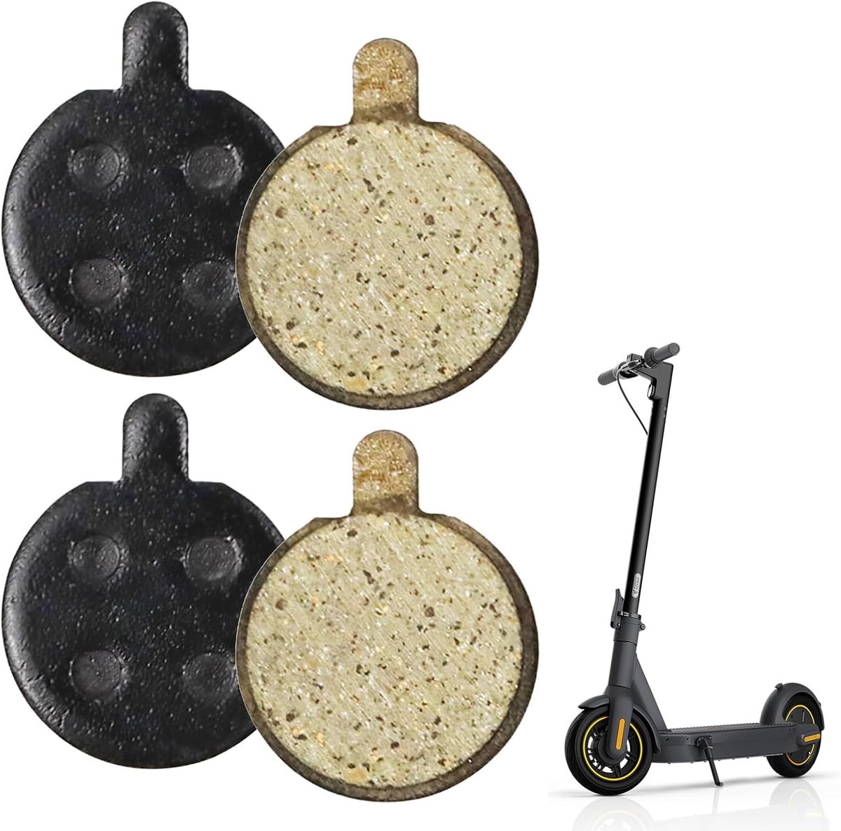Disc remblokken voor Xiaomi M365, 4 stuks ronde accessoires voor Mi 1S Essential Pro 2 M365 Pro E-scooter
