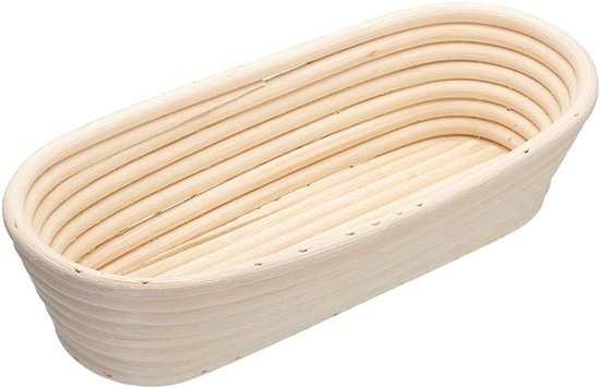 Foto: Ovaal riet fermentatiemand brooddeeg fermentatiemand broodvorm pedadigriet ovaal voor brood en deeg