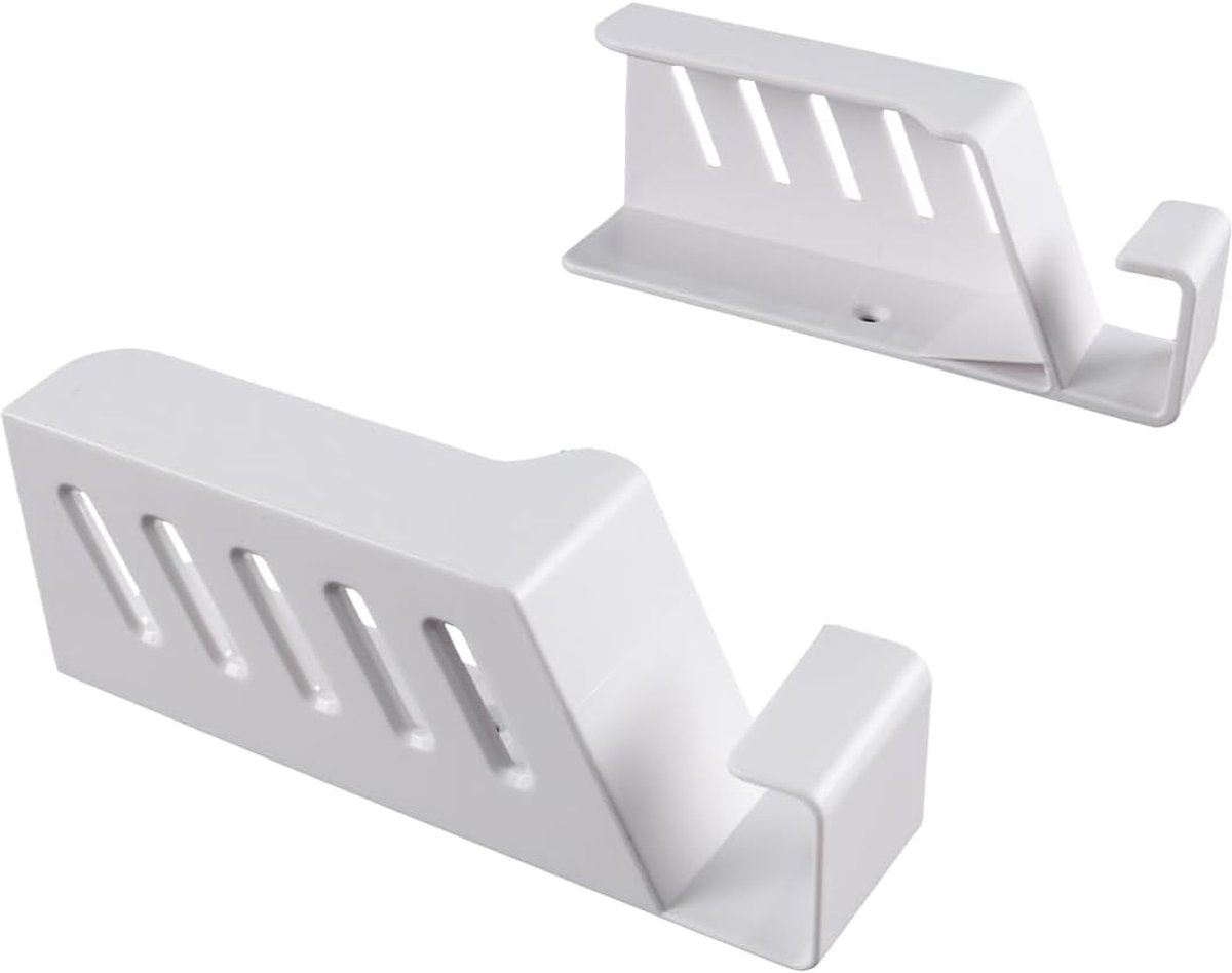 Universele router muurbeugel wit voor modems tv-box netwerkswitches laptop compatibel met TP-Link Mi Box tv sky Q etc.