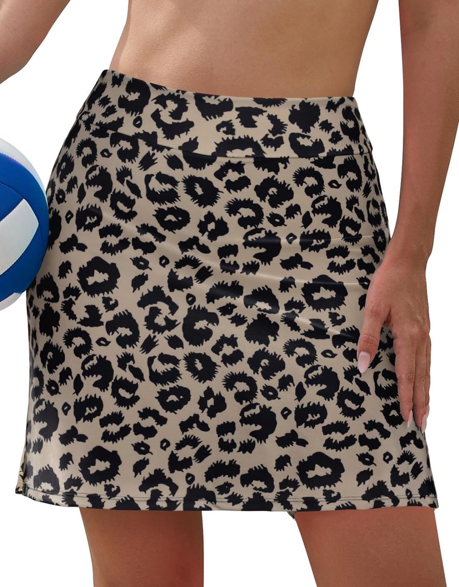 Bikini Zwemrok met Hoge Taille Zwemrok Dames Buikcontrole Strandrok Badrok voor Dames