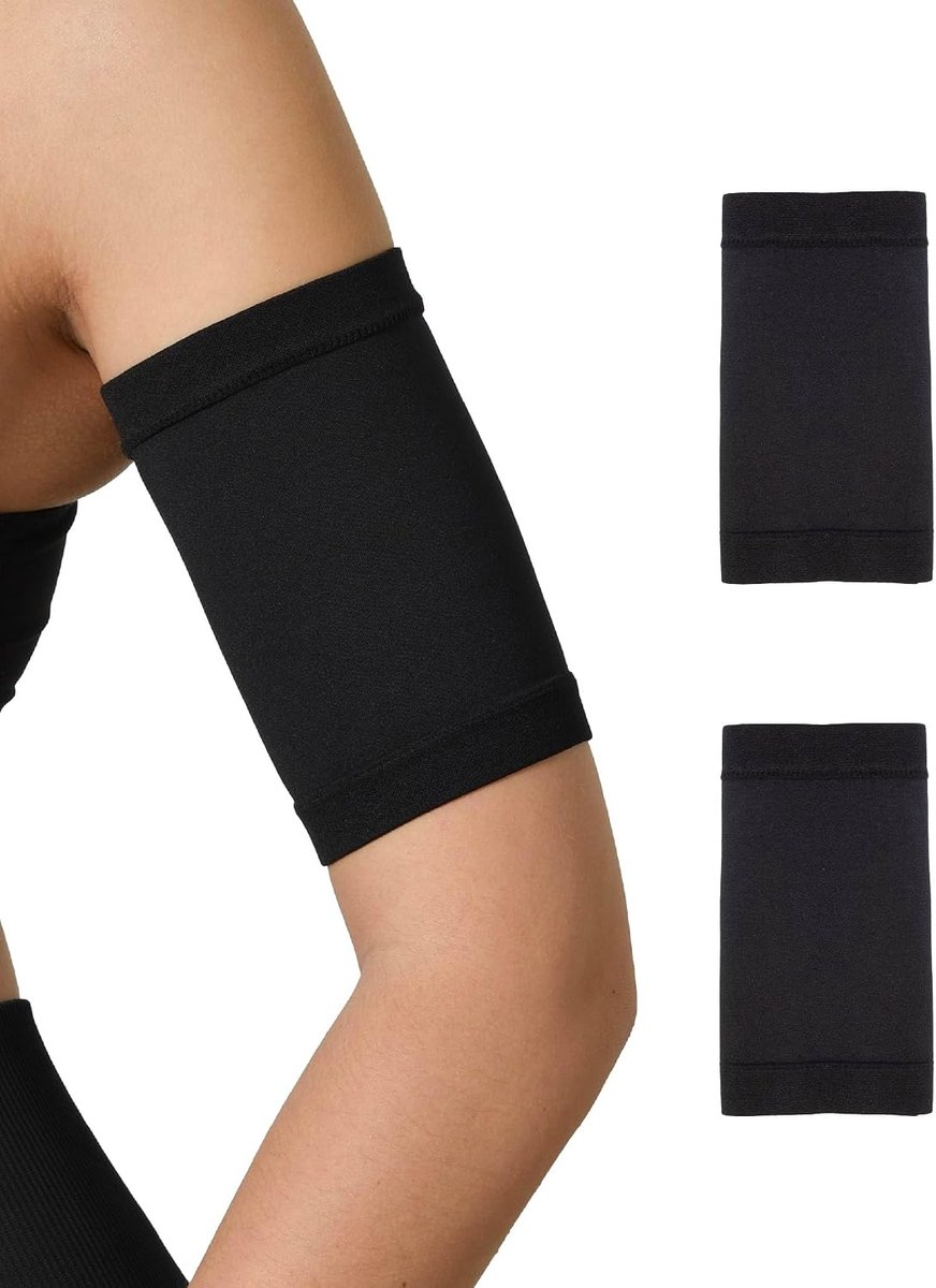 PICC Beschermhoes Arm 2 stuks – Ademend & Antibacterieel Microvezel Verband, Comfort Armband voor Glucosemeter, Katheter, Tatoeages – Made in Italy