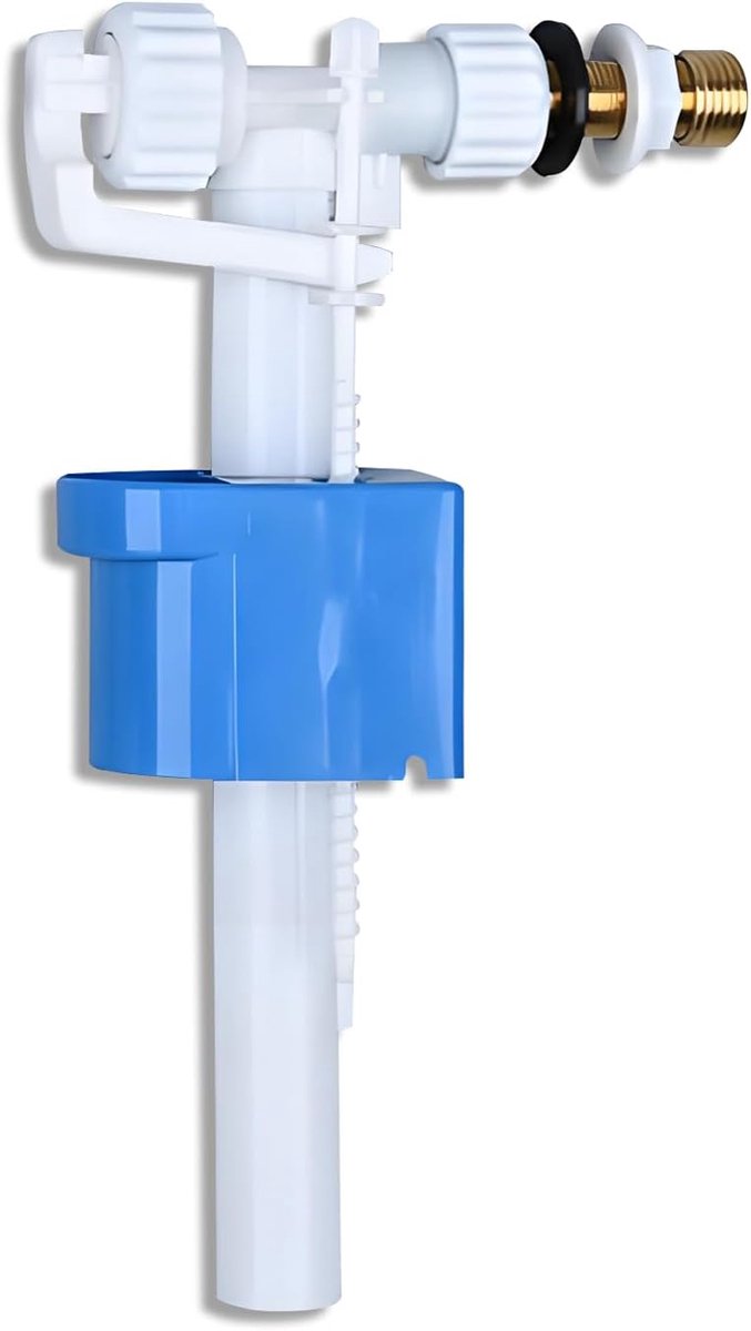 Spoelbak, vulventiel, vlotterventiel, spoelbak, vulventiel voor spoelbak, reserveonderdelen, universeel G3/8" en G1/2" messing aansluiting spoelbak, reserveonderdelen voor toilet