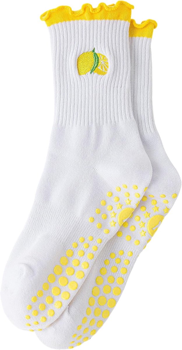 Rüschen Pilates Socken dames Pilatessokken met ruches
