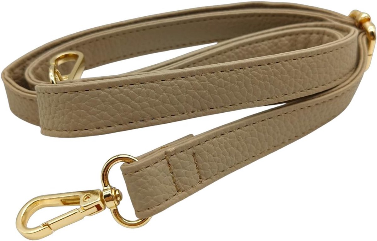 vervangende schouderriem van leer voor handtas, 80-125 cm, voor dames, met gesp, reserveriem voor schoudertas/crossbody, 2,5 cm, 1814 (kaki)