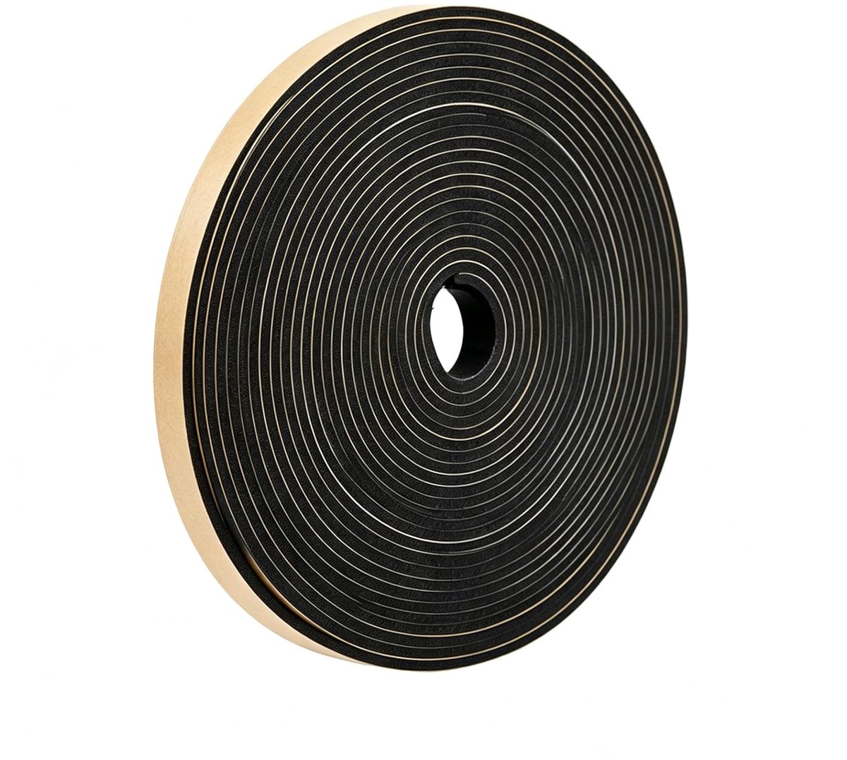 schuimrubberen tape, rubberen schuimrubberen afdichtingstape, slijtvastheid, schokbestendig, waterdicht, voor vensterdeuren, 15 x 3 mm, 10 m