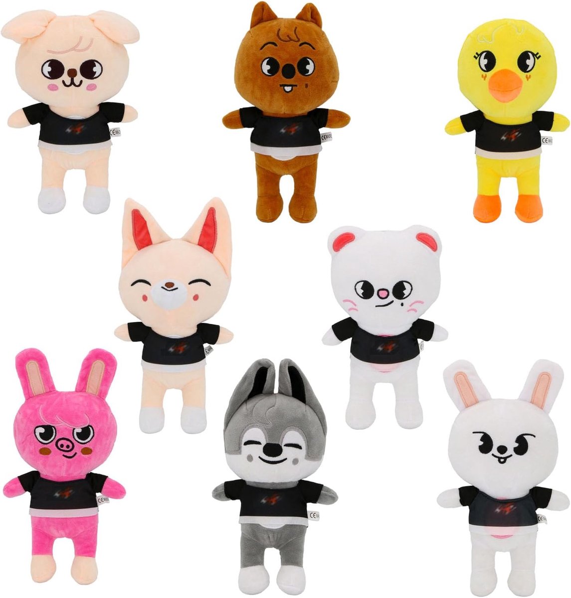 Knuffel STAY, 8 Stuks SKids Knuffel Kpop, STAY Puche, SKids Plushies, Kpop Puche, Plushies Verjaardagscadeau, voor Kinderen en Fans