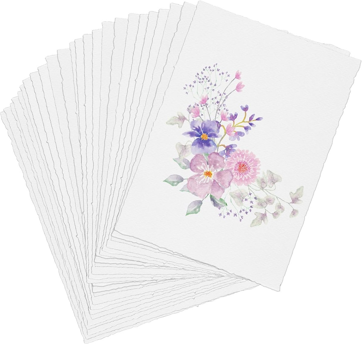 A4 handgeschept papier 160g 30 vellen aquarelpapier 30x21cm Watercolor Paper msymsyu katoenen vellen voor schrijven en tekenen evenals voor het maken van creatieve uitnodigingskaarten