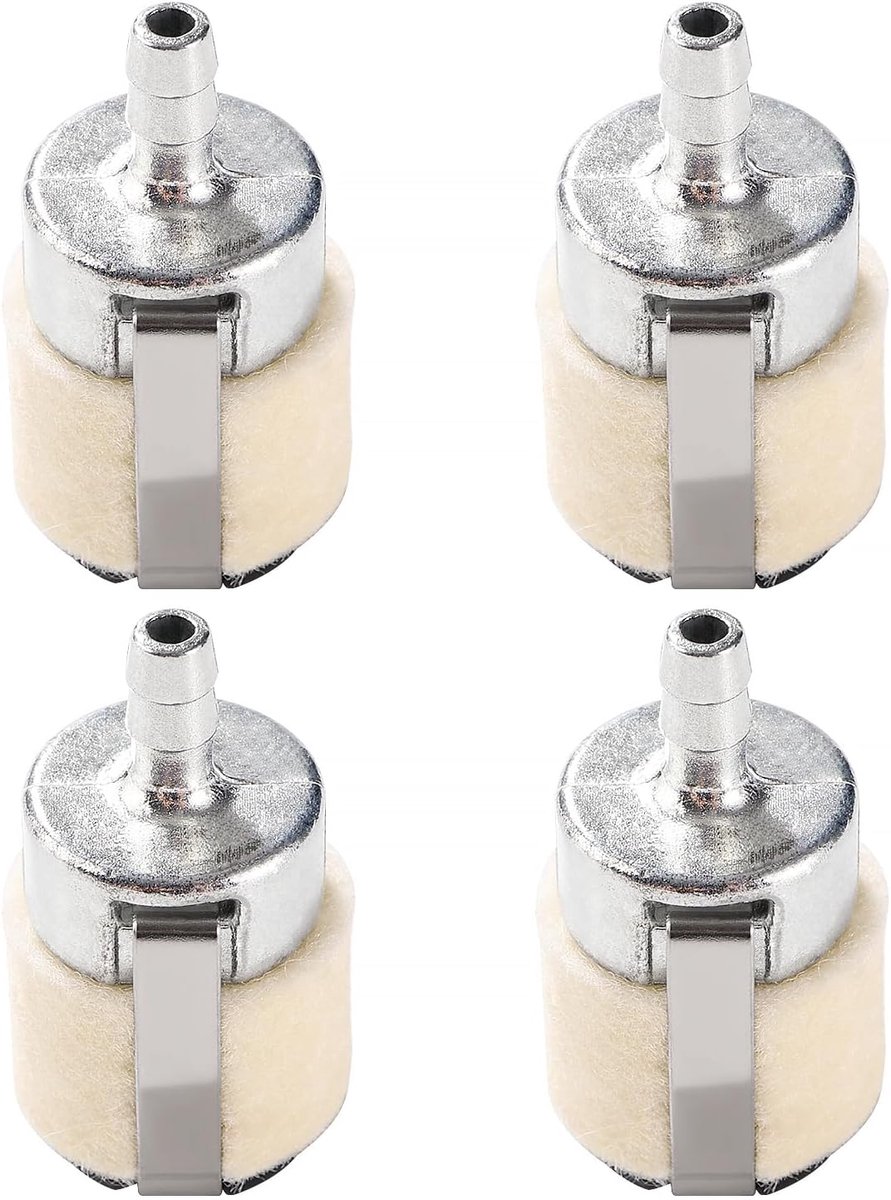 4 Stuks Kettingzaagwolfilter, Vilt Brandstoffilter, Compatibel met Echo 13120507320 13120519830 125-527