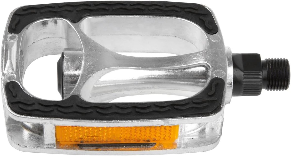 Pedalen, A9 antislip, zwart-zilver, 70 x 96 mm