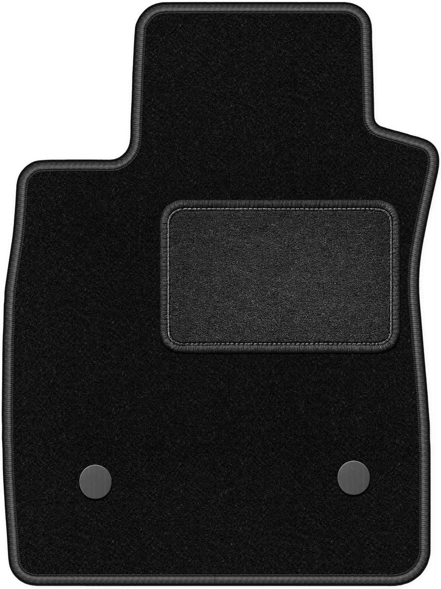 geschikt voor Renault Clio IV combi, hatchback 2013, velours, autoaccessoires, automatten voor de auto, 1-delig, zwart