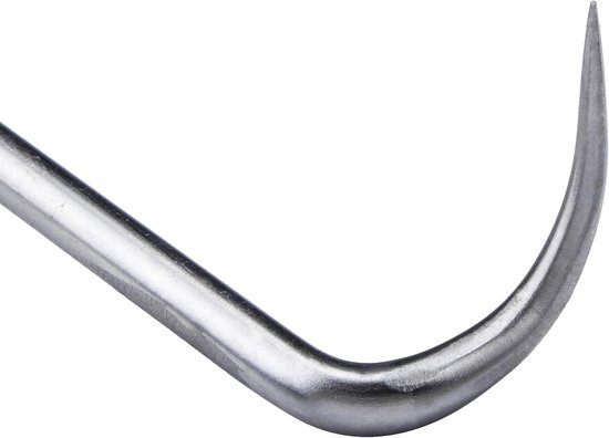 BIGSUNNY varken staart voedsel Flipper, RVS Grilling vleeshaak, 16-inch — afbeelding 2
