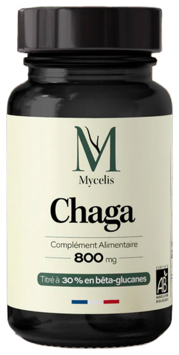 Phytalessence Chaga 800 mg Bio 60 Gélules