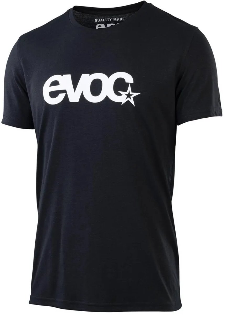 Evoc Logo T-shirt Met Korte Mouwen Man Zwart