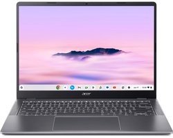 Acer Chromebook Plus 514 CB514-6HT-39RP - 14 inch - Touchscreen - Core 3 (i3) - 8GB - 128GB - Verlicht toetsenbord - Grijs - Azerty