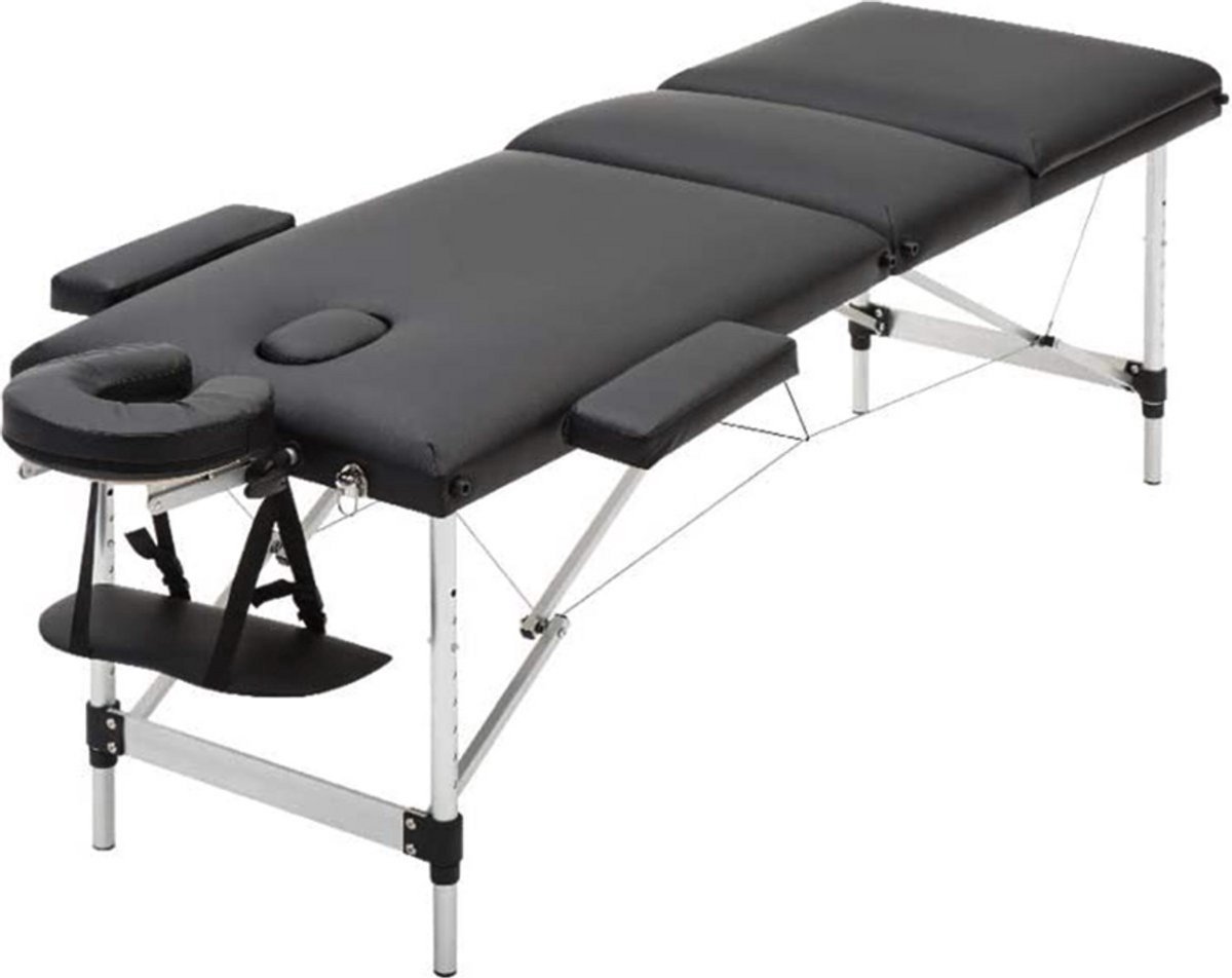 Massagetafel - Verstelbaar, Aluminium en Behandeltafel - Voor Eetkamer, Woonkamer en Kantoor