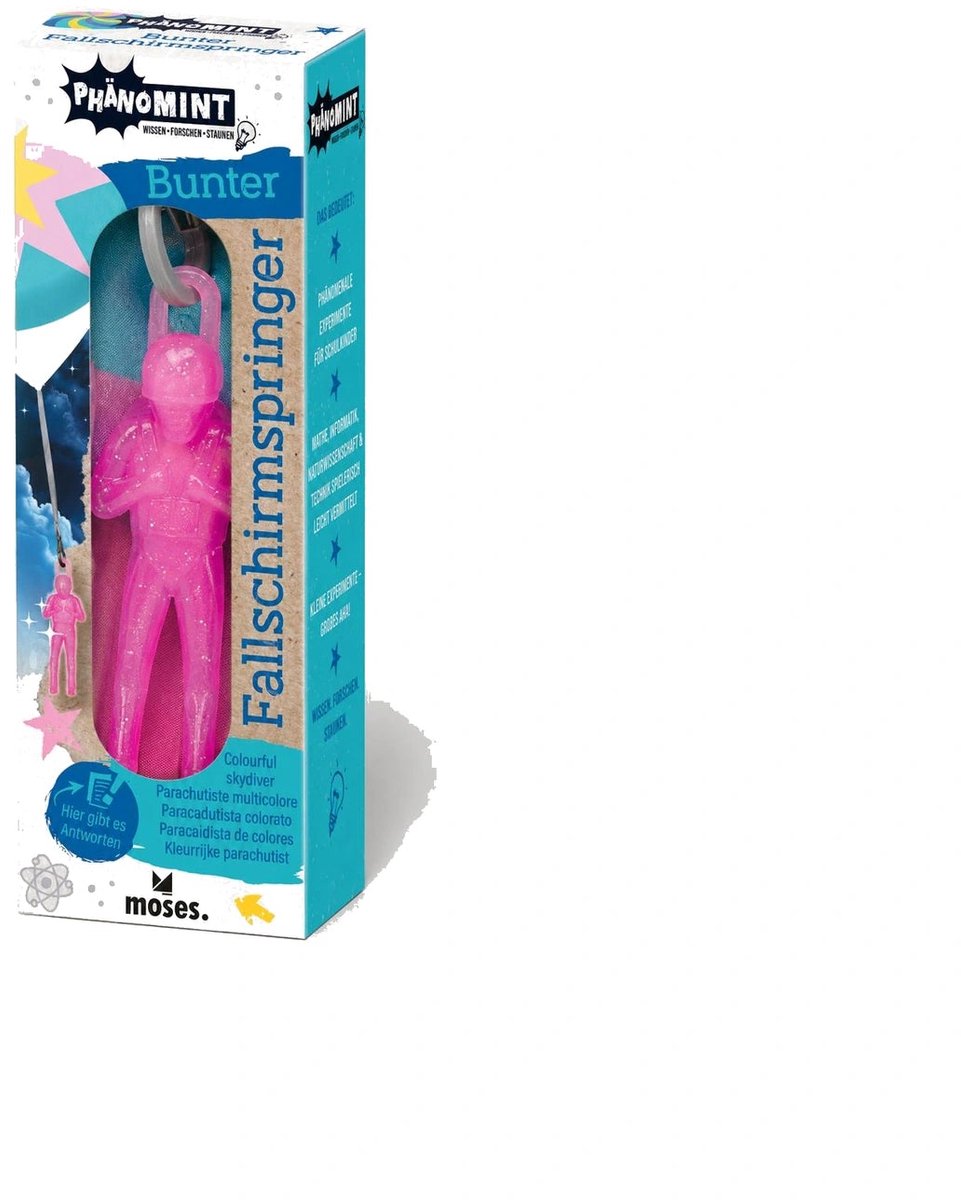 PhänoMINT Parachutist Roze - Buiten Speelgoed