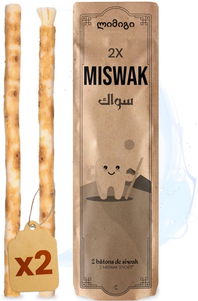 Dailygoods - Miswak Sticks - Natuurlijke siwak tandverzorging voor gezonde tanden