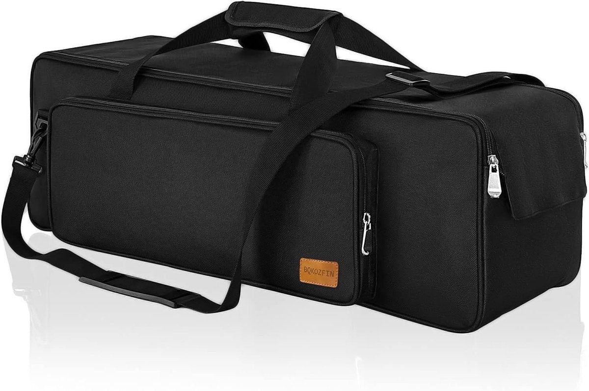 Multifunctionele Rugged Tripod Tas voor Lampen, Speakers en Camera's - Zwart, S-80x21x21cm, Ideaal voor Fotografie en Evenementen