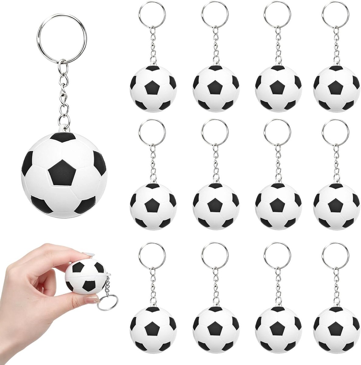 Voetbalsleutelhanger - voetbalthema - uniek cadeau - perfect voor voetbalfans - ShopVlot