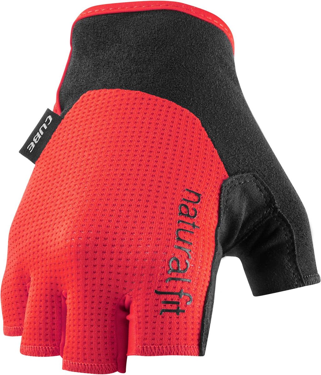 CUBE GLOVES SHORT FINGER X NF RED