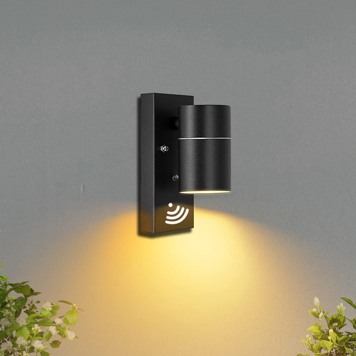 Buiten Muurverlichting - Zwart - Neerwaartse 3000K - Waterdichte LED Lamp met Schemering tot Dageraad - Voor Buiten