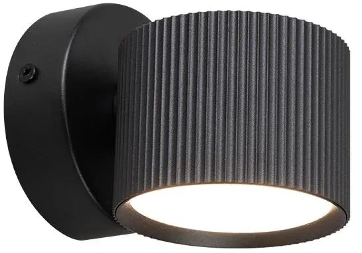 Wandlamp GX53 LED Orbin 1x – Zwart
