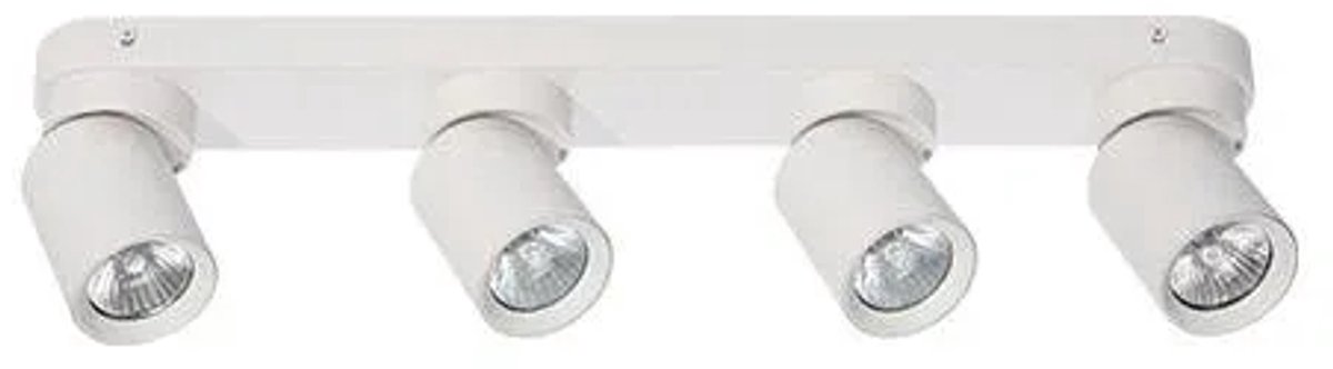 LED-Plafondlamp GU10 Timo (4-punts, Verstelbaar) – Wit