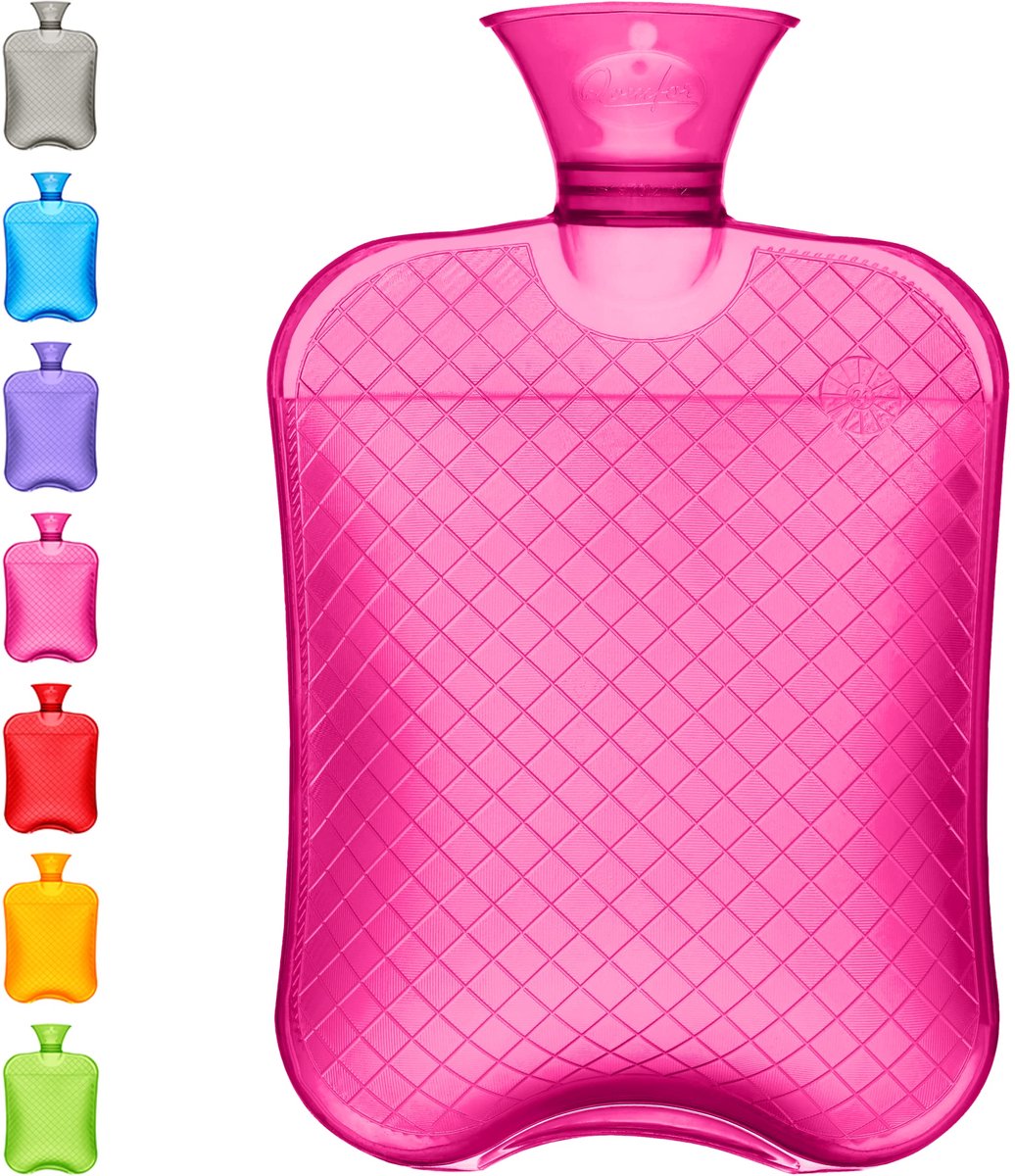 Warmwaterkruik 1,8 liter - Premium warmwaterzak - Pijnverlichting bij rugpijn en nek - Geweldig cadeau voor vrouwen - ShopVlot