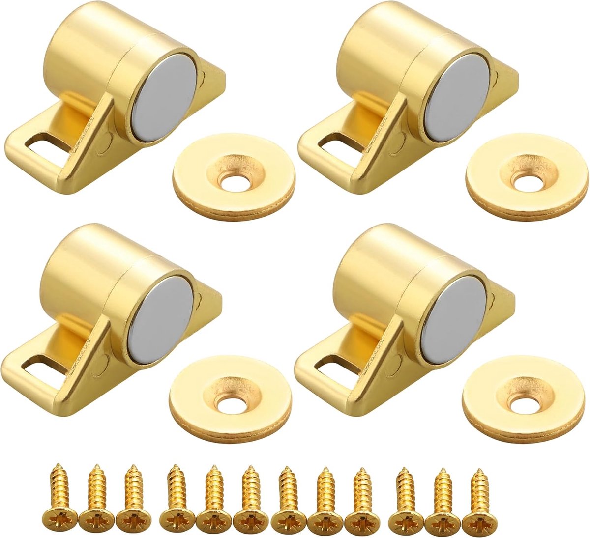 Mooche Magnetische deurvangst, kastdeurmagneten, lademagneet, kleine kastdeur, magnetisch (gouden) - ShopVlot