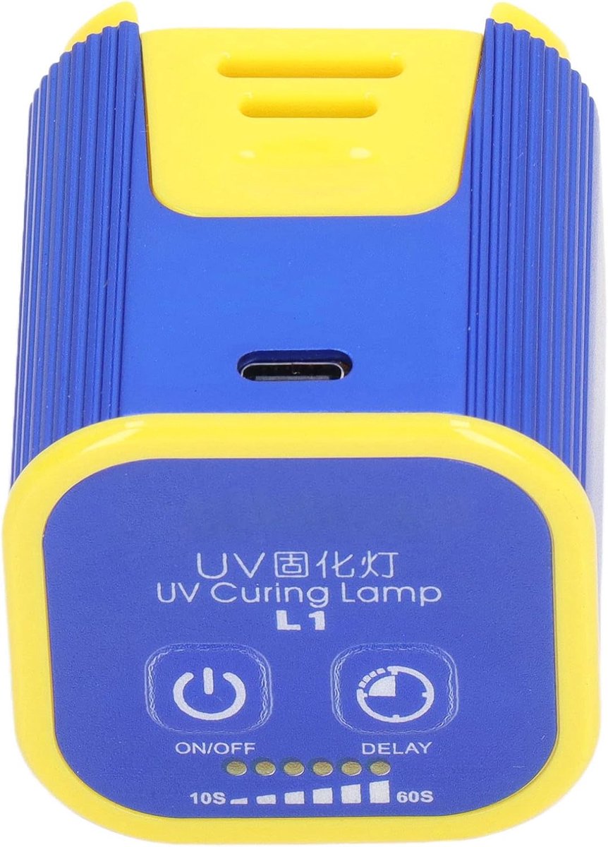 UV Curing Light UV Blacklight LED LAMP 395-400Nm 5-7W with Type C DC 5V for Nail Polish Glue Resin Curing Cable Solder - ShopVlot