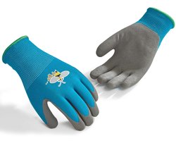 Vgo... Kids Tuinieren Handschoenen Utility, Kinderen Werken Tuin Handschoenen Peuter Latex Coating voor Jongens & - ShopVlot
