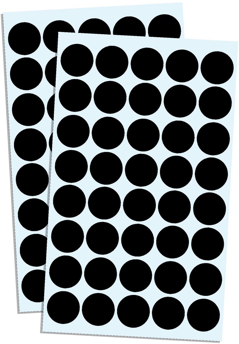 Ronde stickers 20mm - gekleurde stippenstickers - zelfklevende etiketten - ideaal voor organisatie - ShopVlot