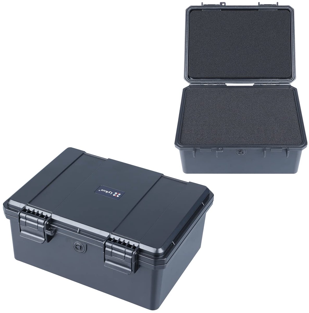 Waterdichte mini-koffer 21,1x15,1x9,4 cm - droogbox met schuim - IP66 spatwaterdicht - ShopVlot