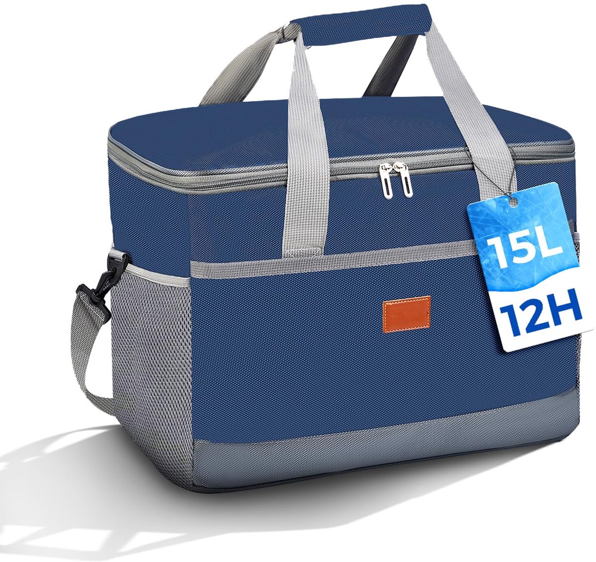 Koeltas 15 l - opvouwbaar - met draagriemen - ideaal voor outdoor - ShopVlot