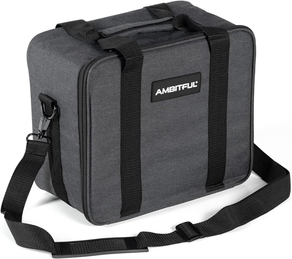 Draagtas voor camera-apparatuur 33 x 29 x 17 cm met schokbestendige foam, ideaal voor stabilizers, drones en outdoor verlichting, zwart, tripod tas