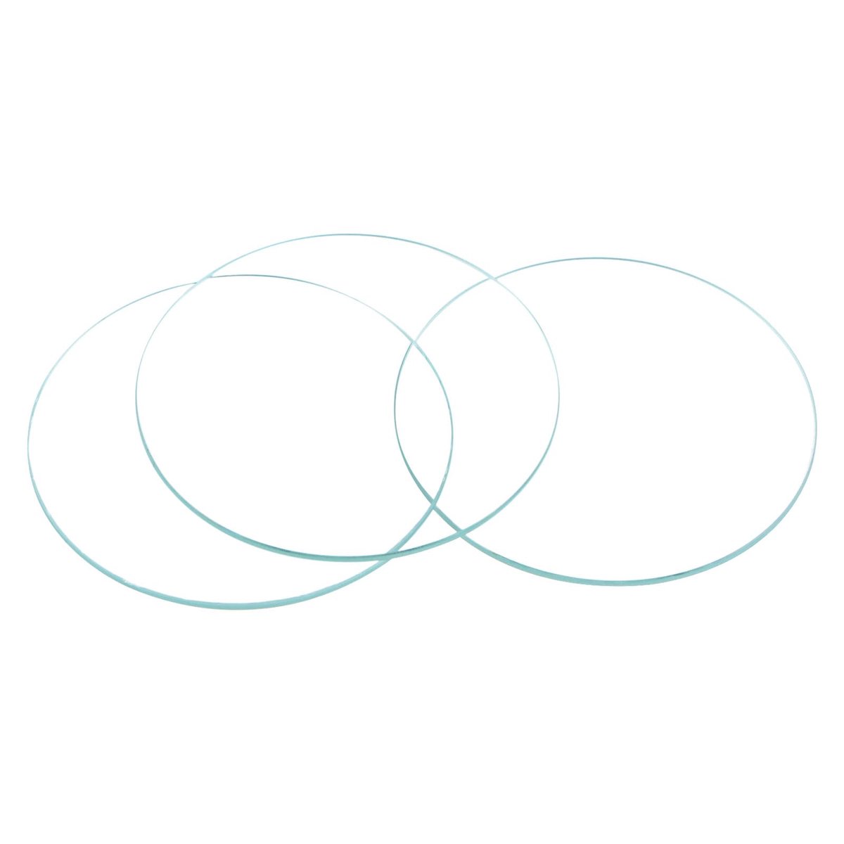 rond platte klok 25mm - kristal lens glas - reserveonderdeel - ideaal voor horlogemakers - ShopVlot