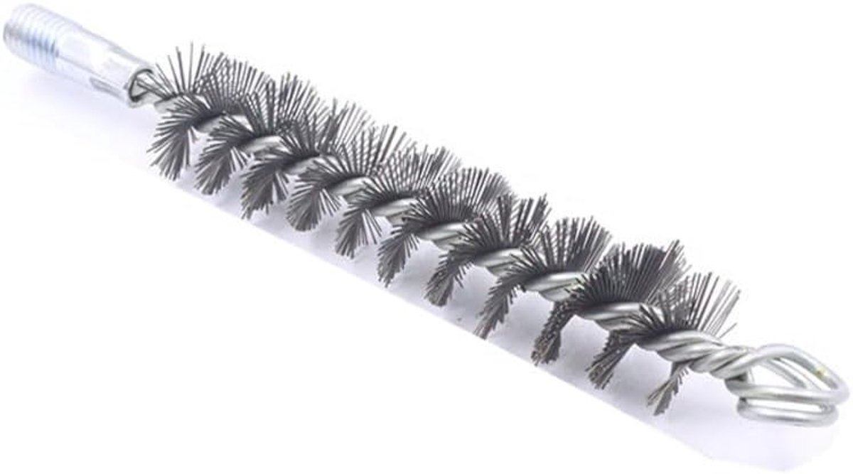 25mm Cylindrische Borstel voor Verwarmingsketels, Schoorstenen en Open Haarden - Stalen Draadborstel voor Effectieve Reiniging